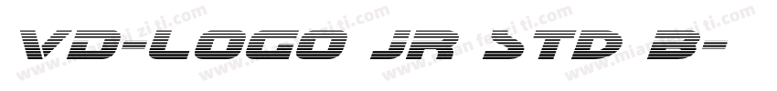 VD-LOGO JR Std B字体转换